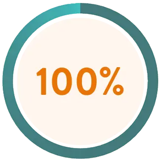 100%