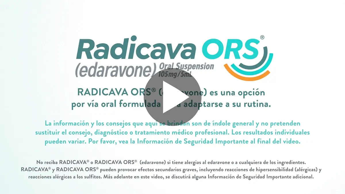 Radicava Efficacy Spanish Video